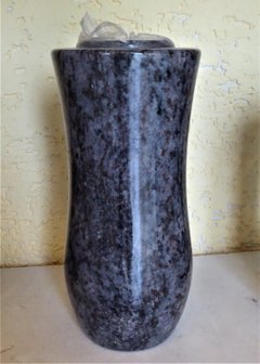 Kerzenhalter Marmor schwarz